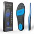 Image of Lightfeet Cushion Comfort Orthotic Insoles showing the packaging and the bottom and side profile of the insole