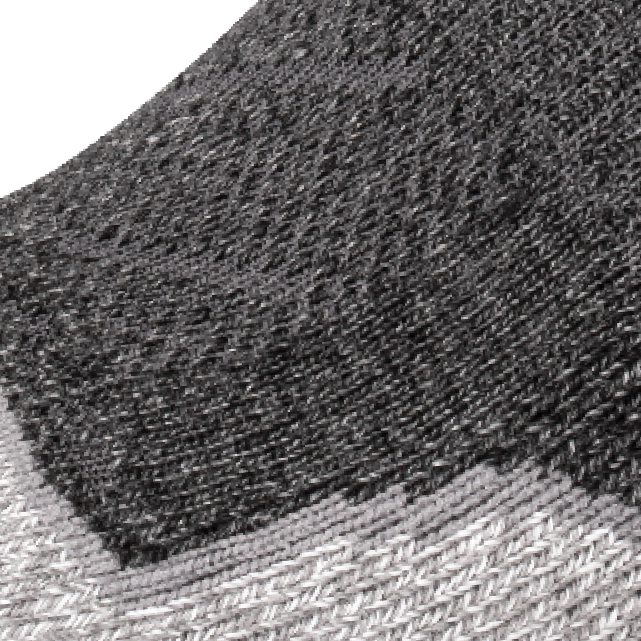 Close up view of mesh on Lightfeet Trail Dark Grey Mini Crew Performance Running Sock