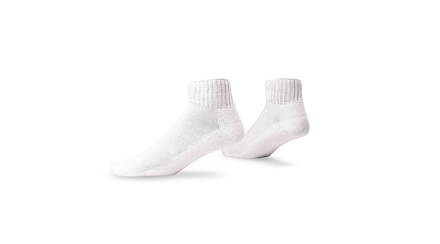 White Diabetes mini crew socks