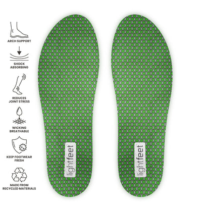 Top view of a pair of Lightfeet Active Neutral Orthotic Insoles