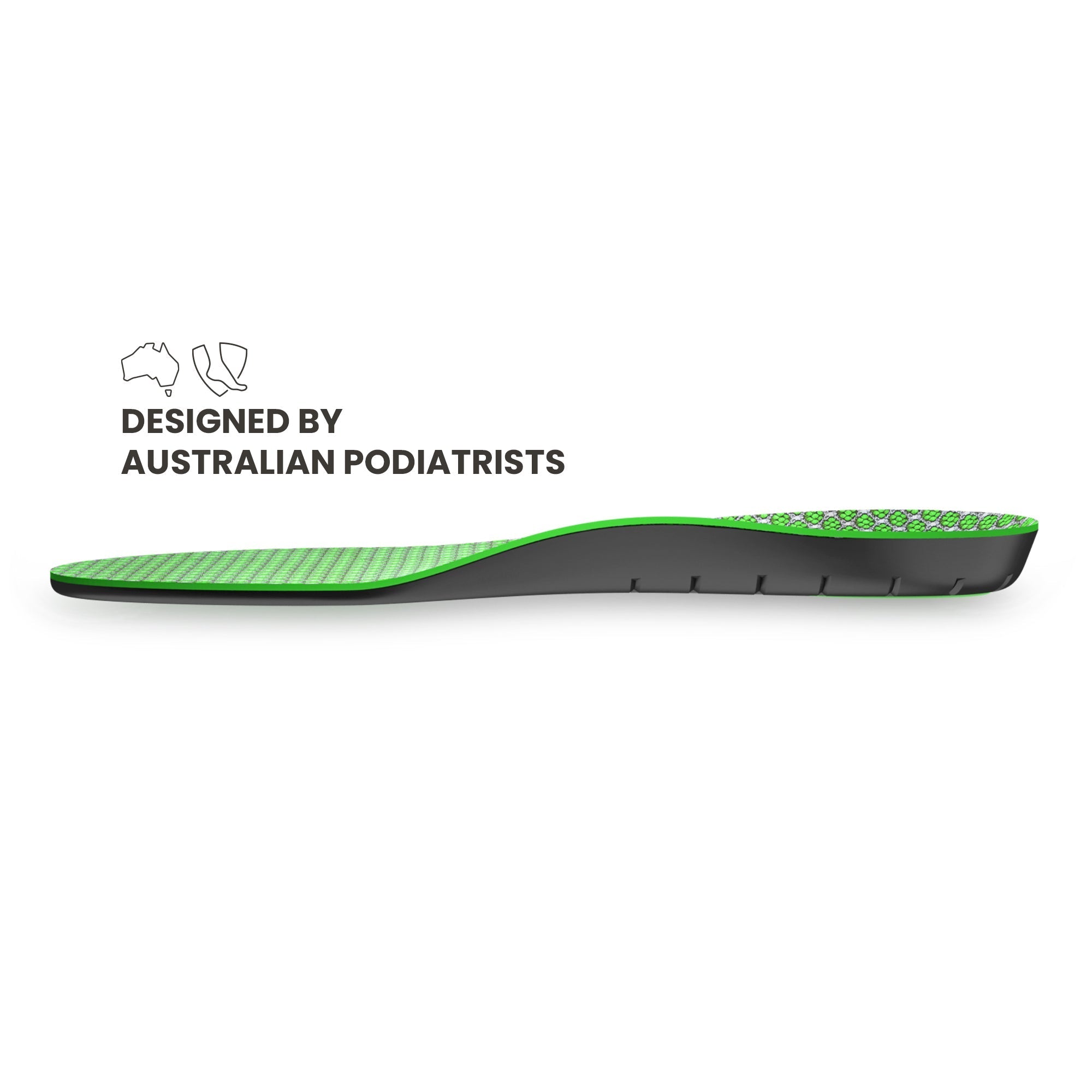 Medial view of Lightfeet Active Neutral Orthotic Insole