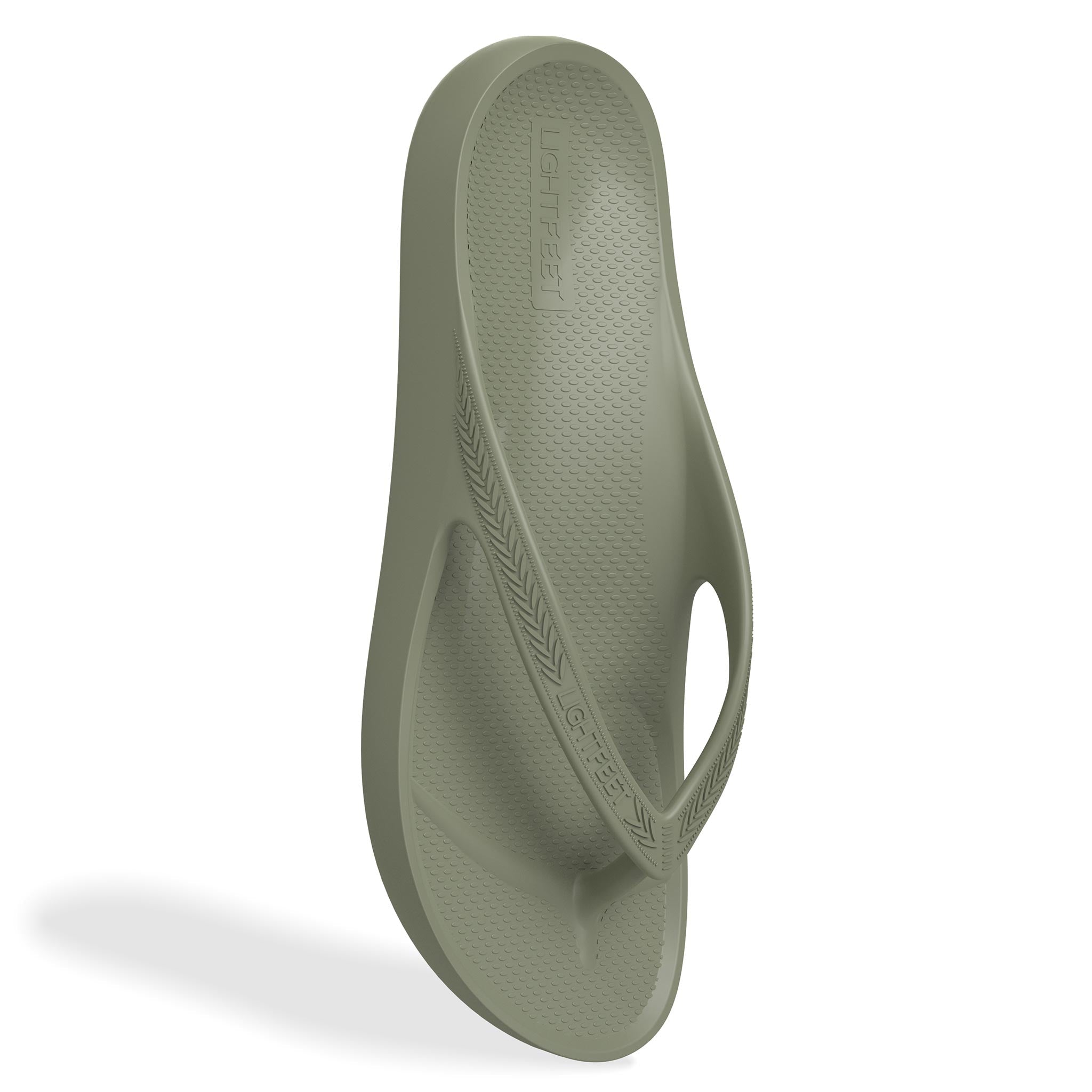 Lightfeet Arch Support Thong in Khaki