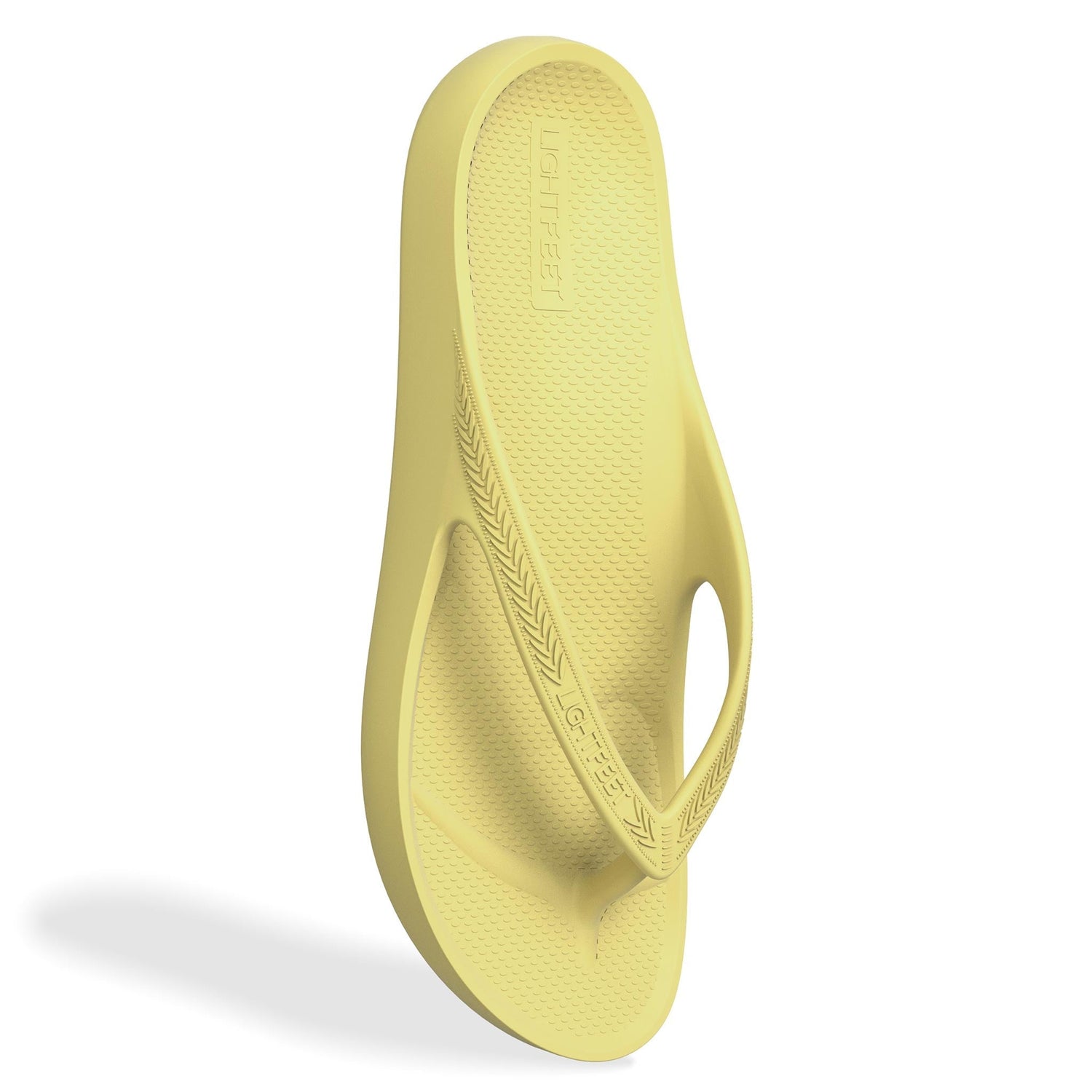 Lightfeet Arch Support Thong in Lemon