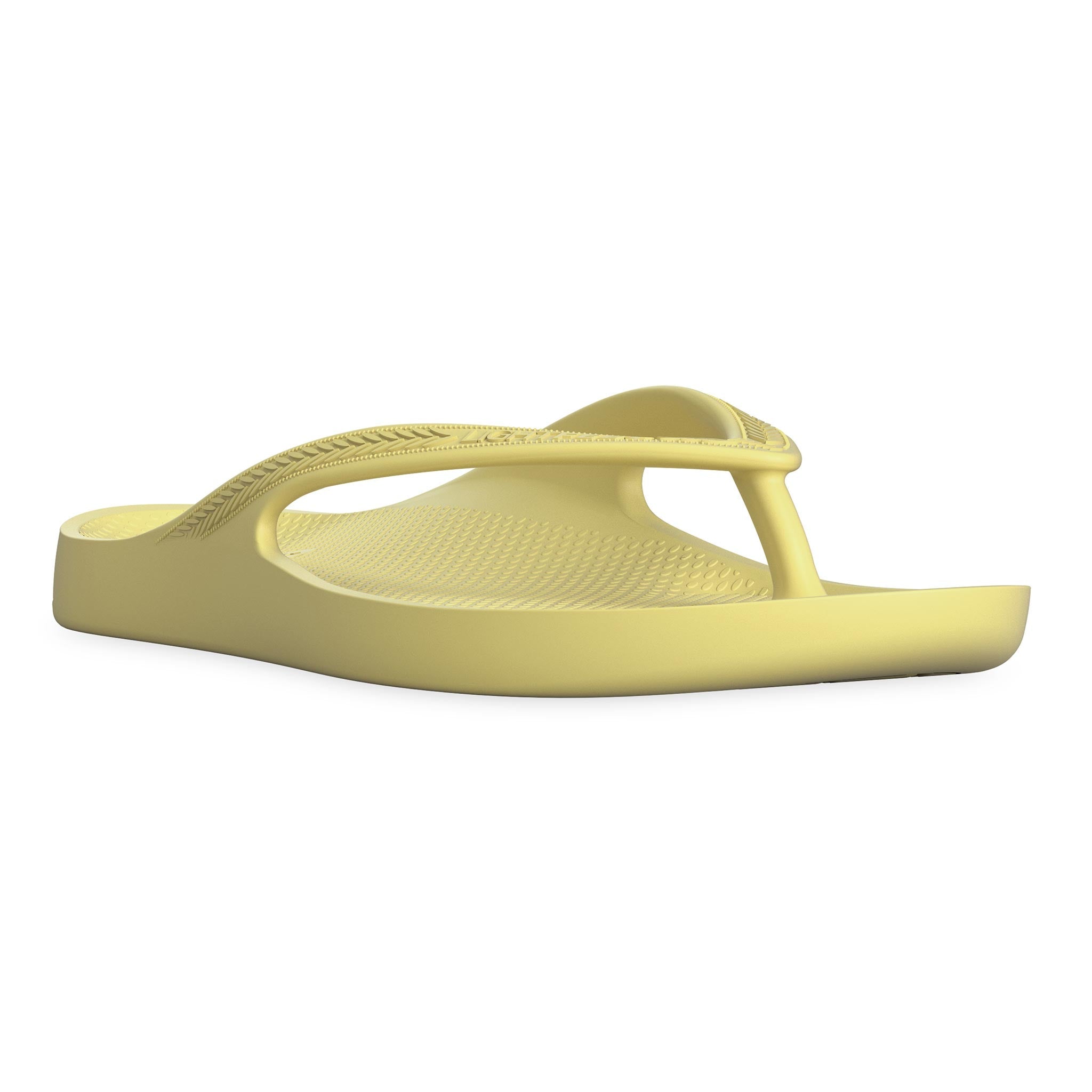 Lightfeet Arch Support Thong in Lemon