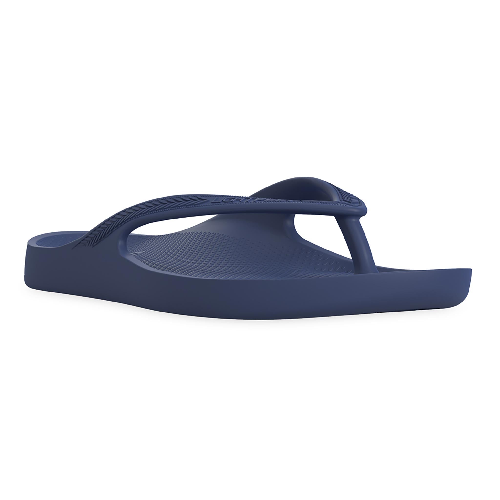 Lightfeet Arch Support Thong in Navy Blue