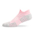 Side view of Lightfeet Performance Soft Pink Ankle Sock 
