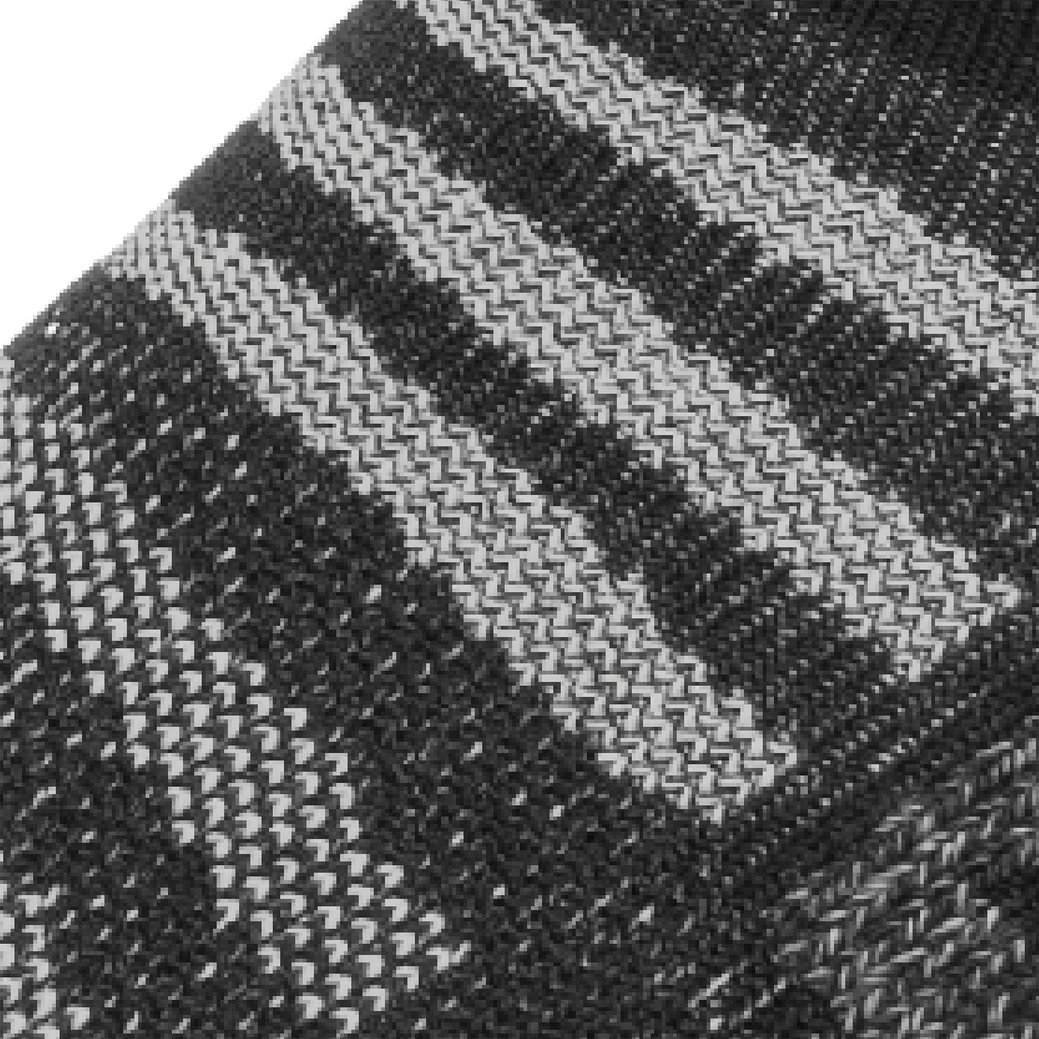 Close up view of mesh on Lightfeet Performance Black Half Crew Sock 