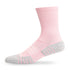 Side view of Lightfeet Performance Soft Pink Half Crew Sock 