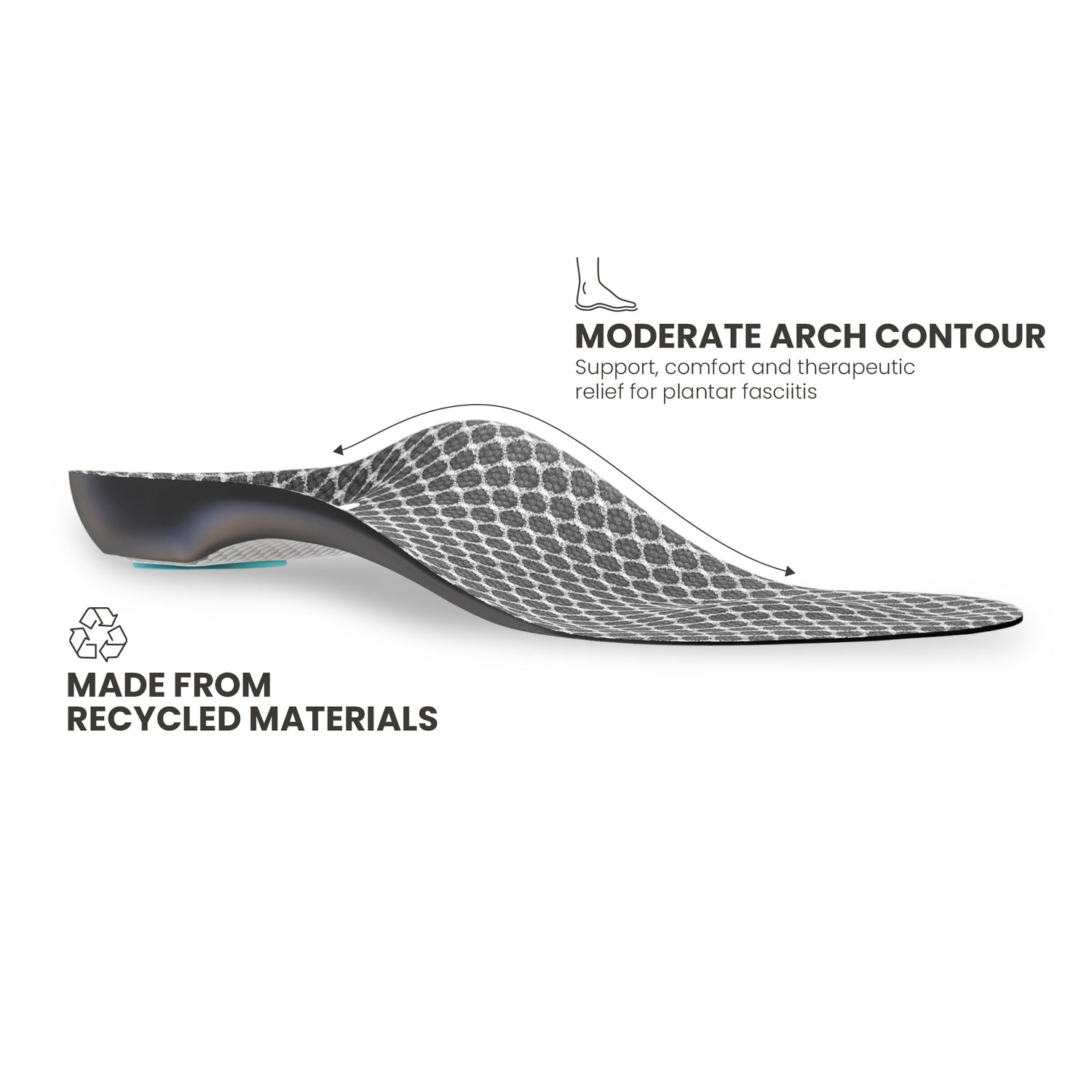 Lightfeet ¾ Plantar Fasciitis Orthotic Insole