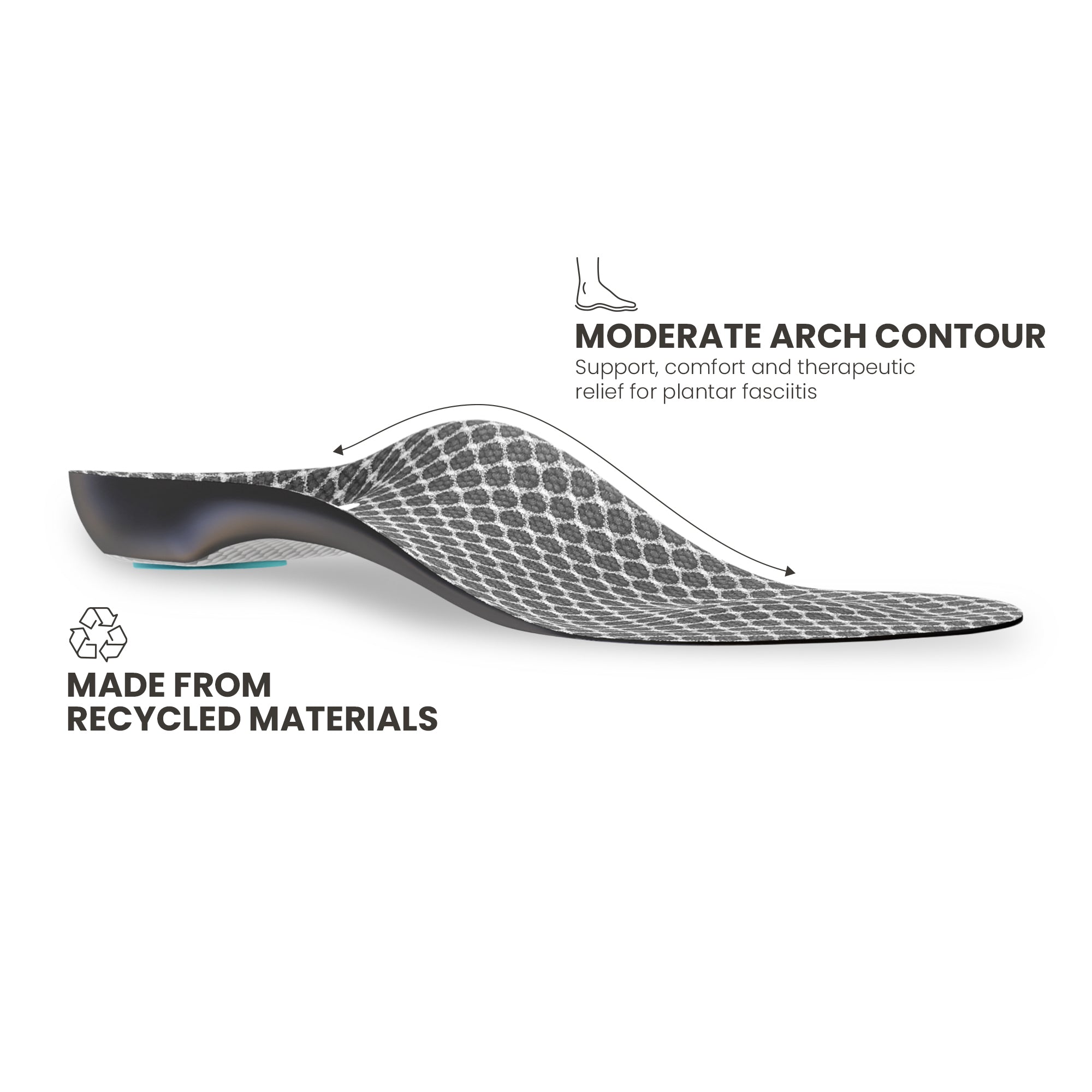 Lightfeet ¾ Plantar Fasciitis Orthotic Insole