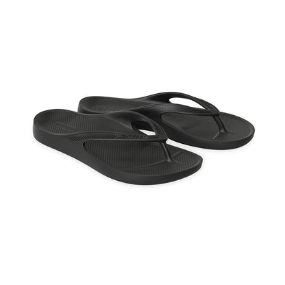 Lightfeet Arch Support Thongs in Black